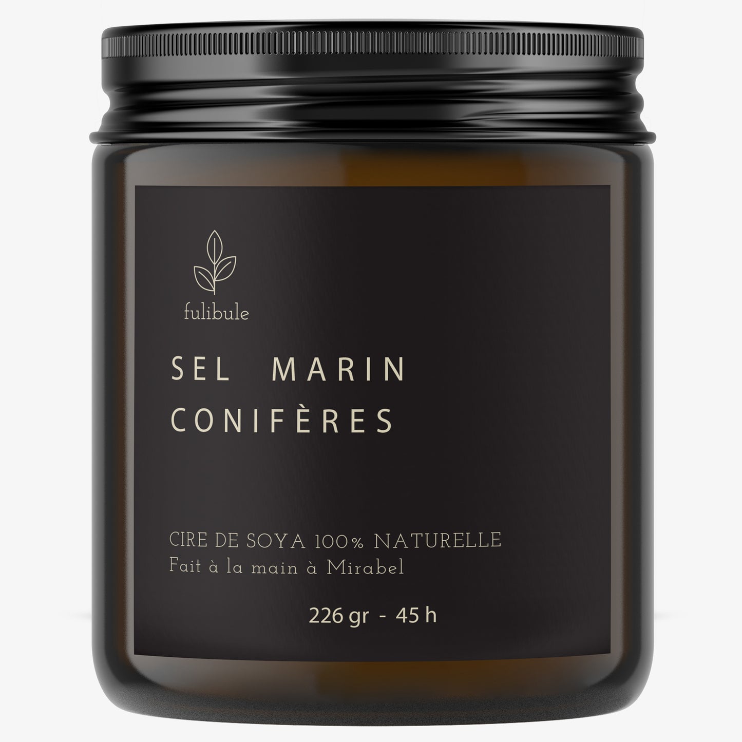 BOUGIE | Sel Marin - Conifères