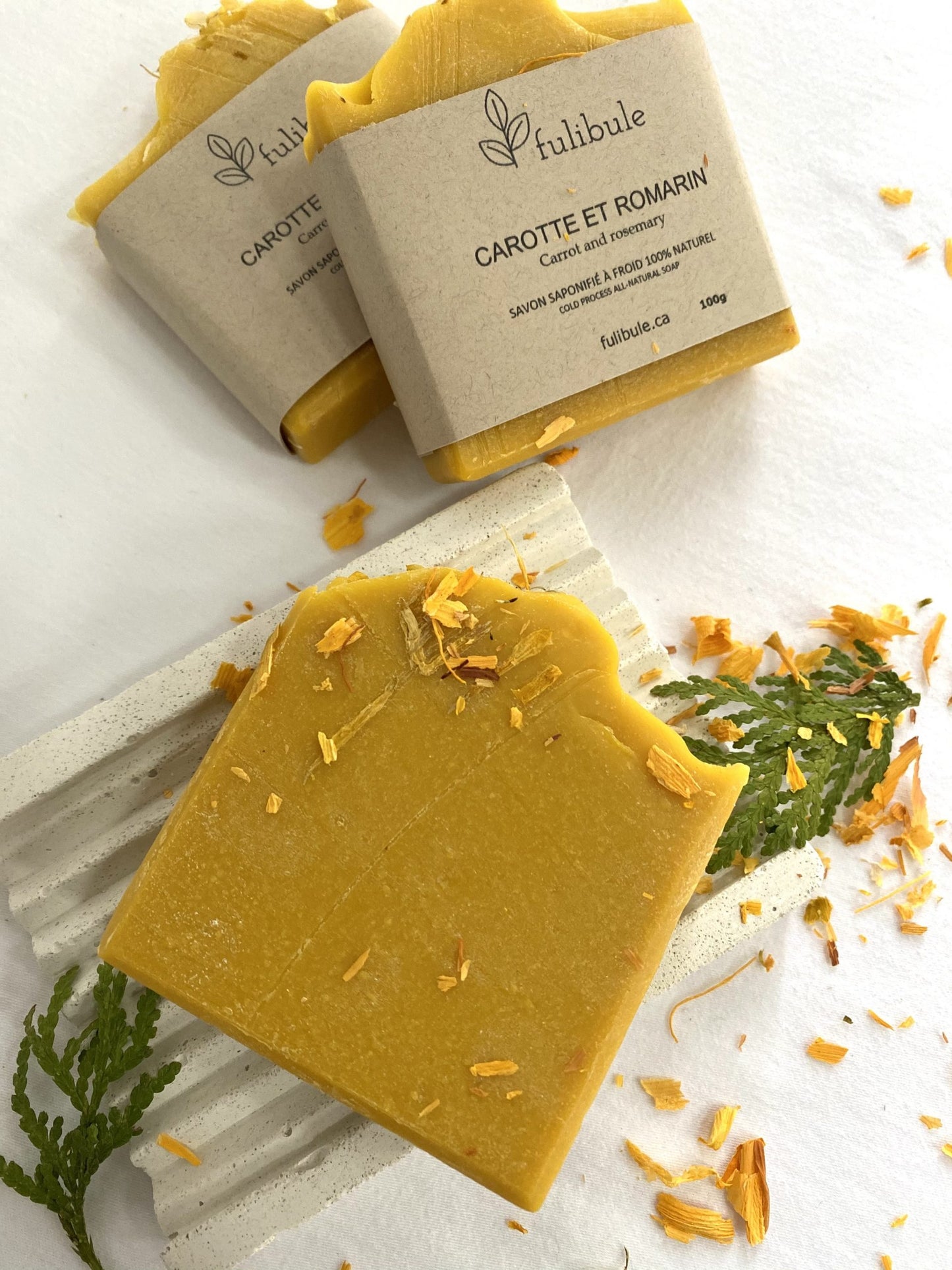 savon CAROTTE ET ROMARIN