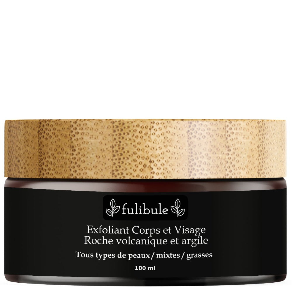 Exfoliant visage naturel argile roche vocanique
